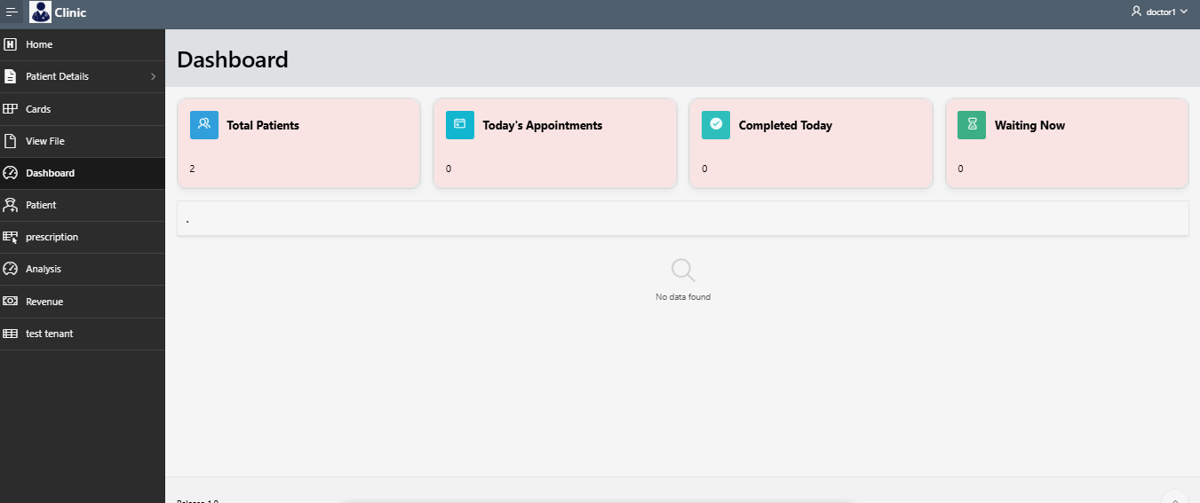 Business dashboard preview